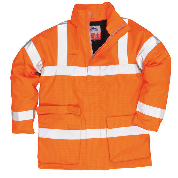 PARKA HV UNIE BIZFLAME RAIN ORANGE