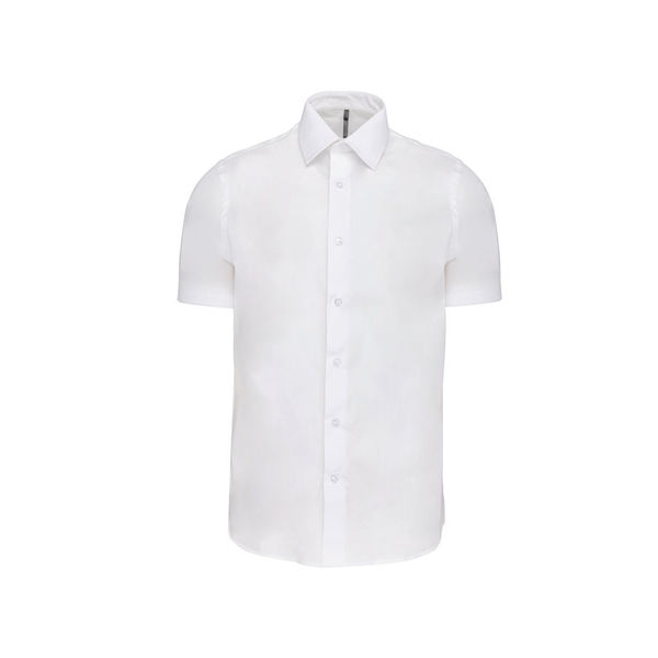Chemise MC Homme Coton Stretch