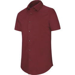 Chemise MC Homme Coton Stretch