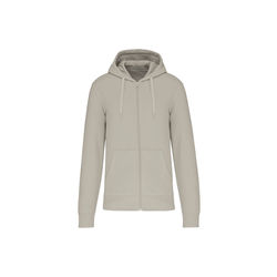 Sweat-shirt full zip &agrave; capuche K4030 CLAY