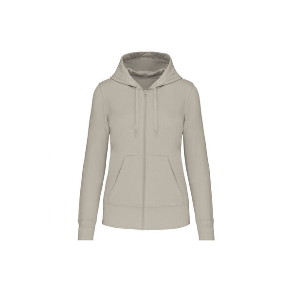 Sweat-shirt full zip &agrave; capuche K4031