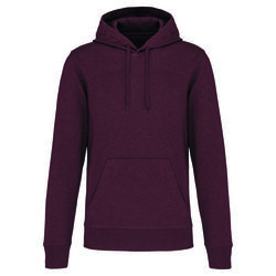 Sweat-shirt &agrave; capuche K4027 WINE HEATHER