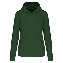 Sweat-shirt &agrave; capuche K4028 FOREST GREEN