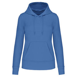 Sweat-shirt &agrave; capuche K4028 LIGHT ROYAL BLUE