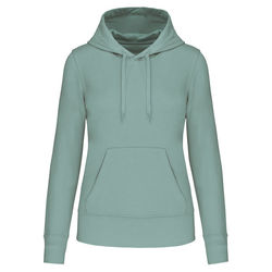 Sweat-shirt &agrave; capuche K4028 SAGE