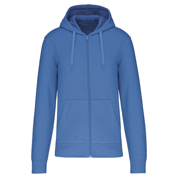 Sweat-shirt full zip &agrave; capuche K4030 SAGE