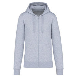 Sweat-shirt full zip &agrave; capuche K4030 OXFORD GREY