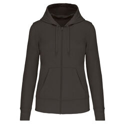 Sweat-shirt full zip &agrave; capuche K4031
