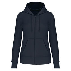 Sweat-shirt full zip &agrave; capuche K4031 NAVY