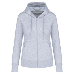 Sweat-shirt full zip &agrave; capuche K4031 OXFORD GREY