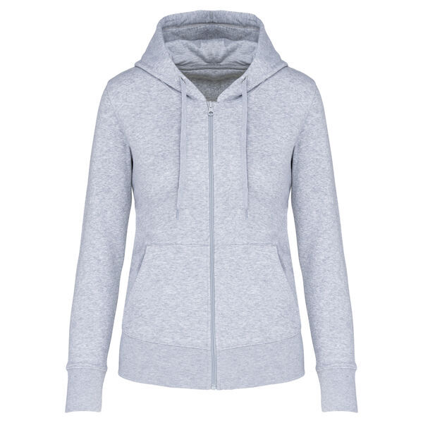 Sweat-shirt full zip &agrave; capuche K4031