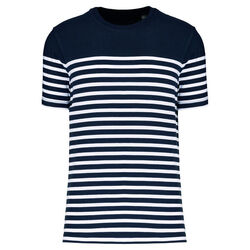 T-shirt Marinière bio K3033 NAVY/WHITE STRIPES
