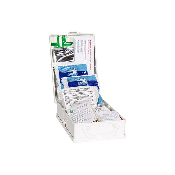 Coffret de secours membre sectionn&eacute;