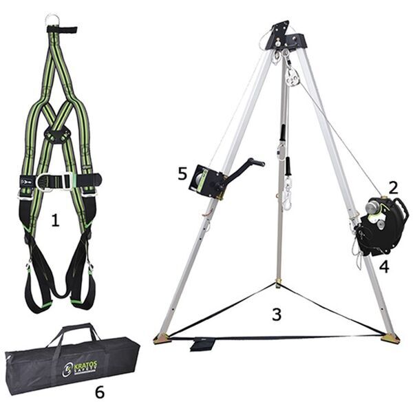 Kit antichute ESPACES CONFINES 20 M