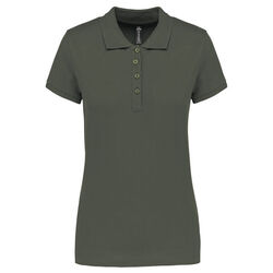 Polo MC femme piqu&eacute;