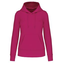 Sweat-shirt &agrave; capuche K4028 FUCHSIA