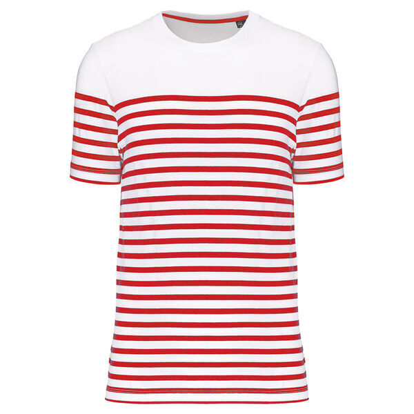 T-shirt Marini&egrave;re bio K3033 NAVY/WHITE STRIPES