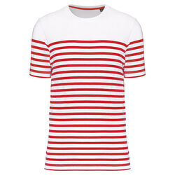 T-shirt Marini&egrave;re bio K3033 NAVY/WHITE STRIPES