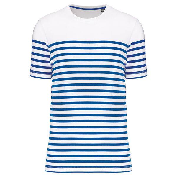 T-shirt Marini&egrave;re bio K3033 NAVY/WHITE STRIPES