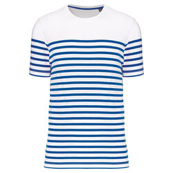 T-shirt Marini&egrave;re bio K3033 NAVY/WHITE STRIPES
